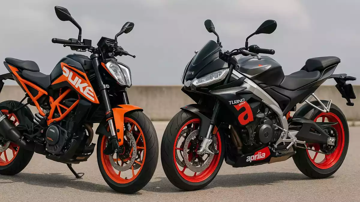 KTM 390 Duke vs Aprilia Tuono 457