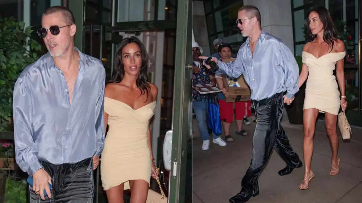 Brad Pitt Ines de Ramon date night