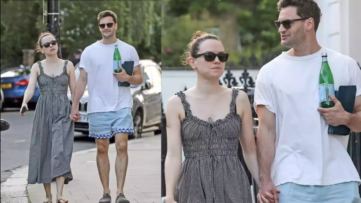 Daisy Ridley and Tom Bateman Spotted Holding Hands