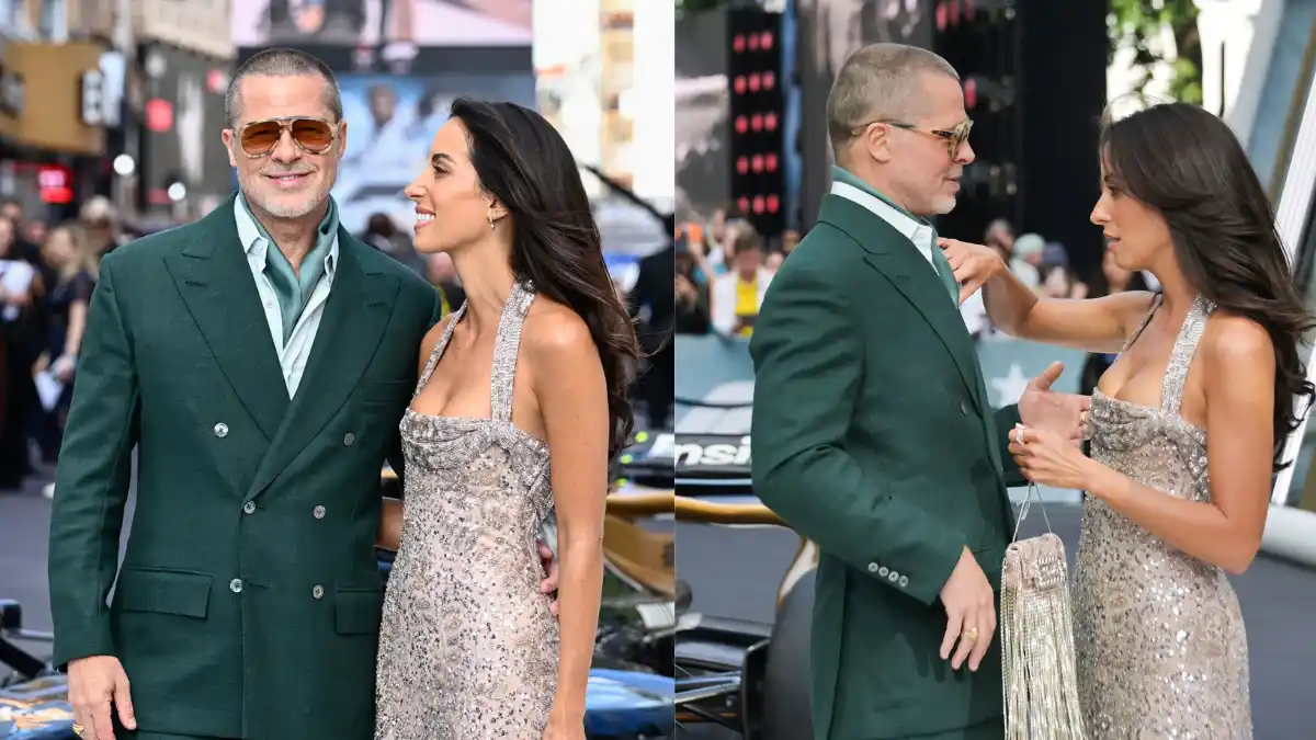 Ines de Ramon Fixes Brad Pitt’s Outfit