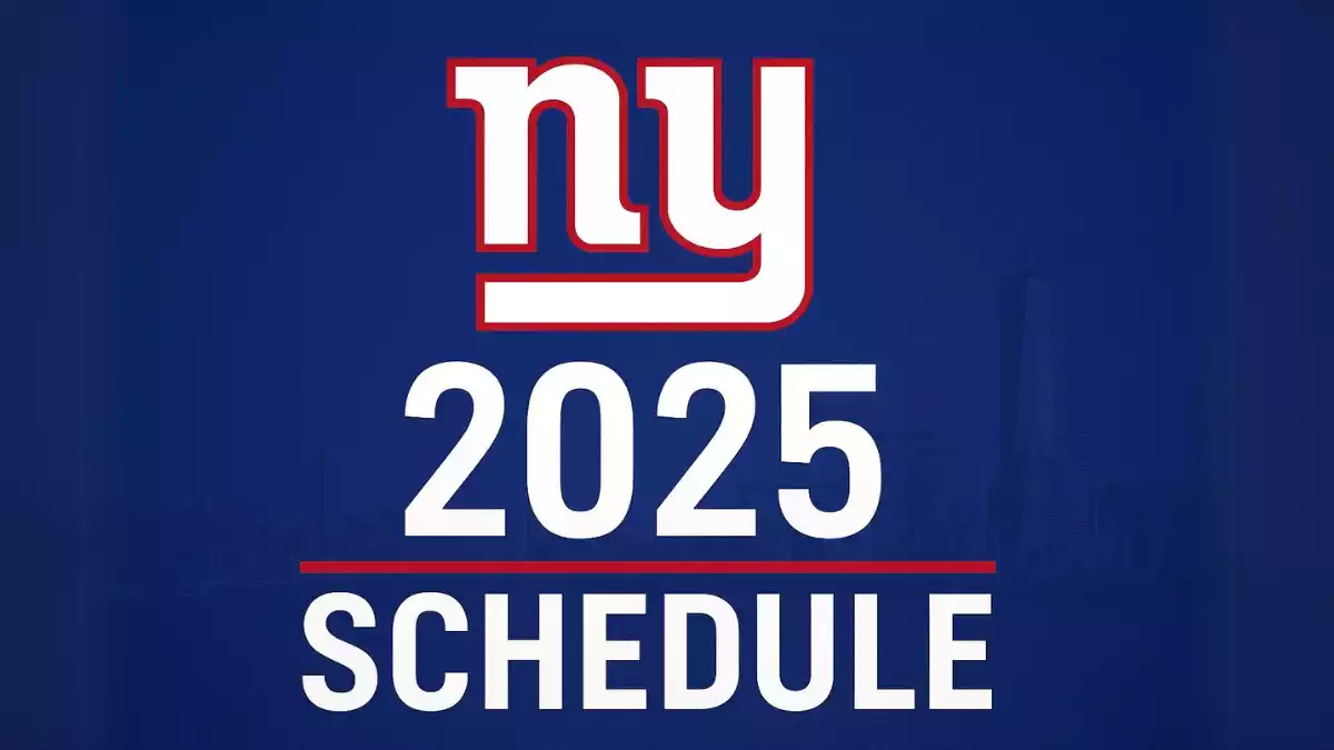 New York Giants 2025 schedule