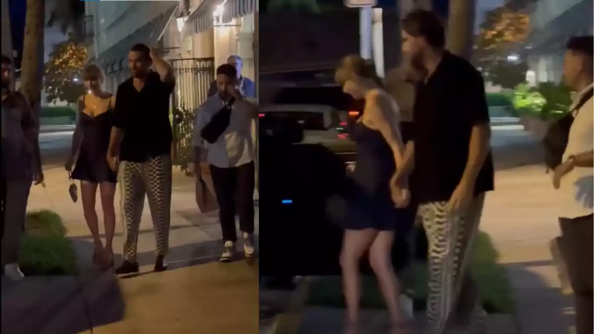 Taylor Swift and Travis Kelce